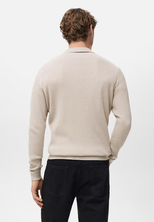 MANGO - Sweater Antiguas - Beige