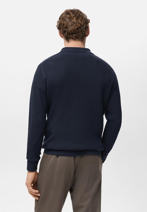 MANGO - Sweater Antiguas - Navy