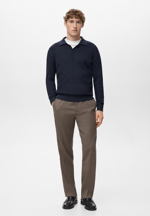 MANGO - Sweater Antiguas - Navy