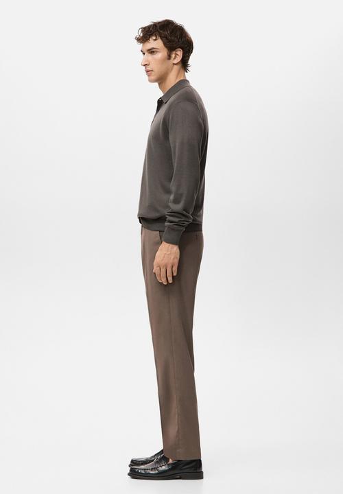 MANGO - Sweater Willys - Ligth-Brown