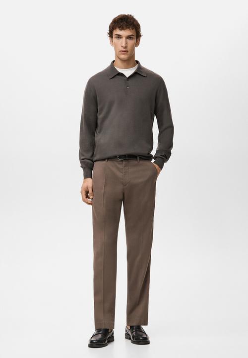 MANGO - Sweater Willys - Ligth-Brown