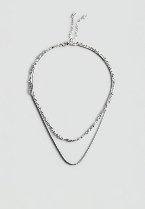 MANGO - Dallas necklace - silver 