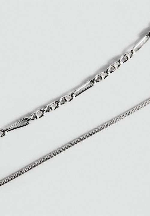 MANGO - Dallas necklace - silver 