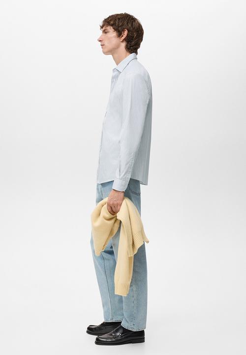 MANGO - Shirt Playr - Sky-Blue