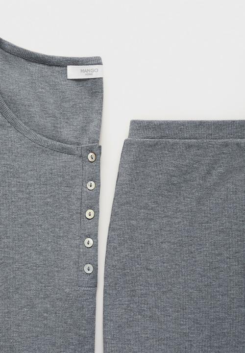 MANGO - Pyjama trouser balance- grey