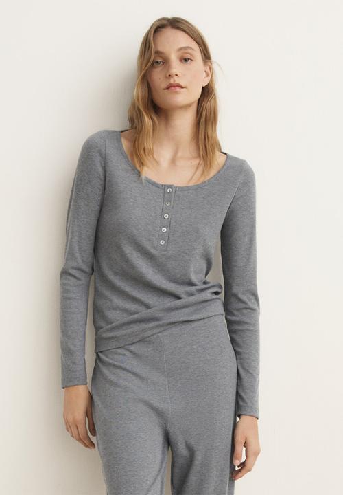 MANGO - Pyjama trouser balance- grey
