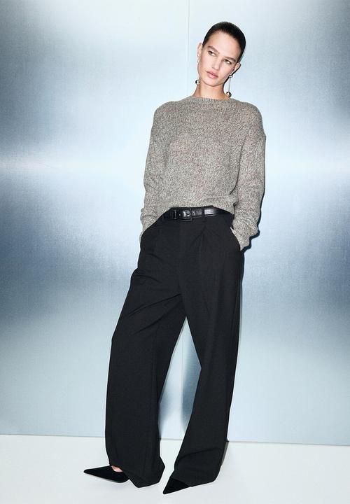 MANGO - Sweater bico - light/pastel blue