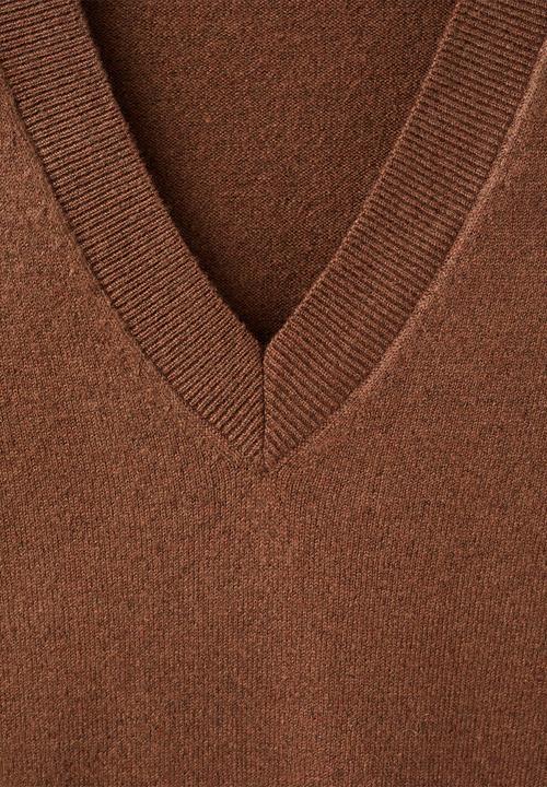 MANGO - Sweater festo - medium brown