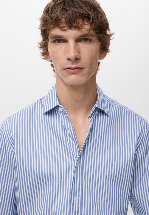 MANGO - Shirt Playr  - Medium Blue