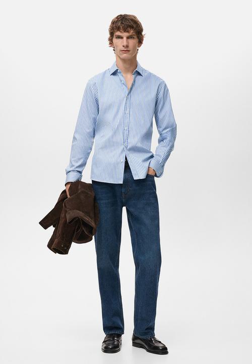 MANGO - Shirt Playr  - Medium Blue