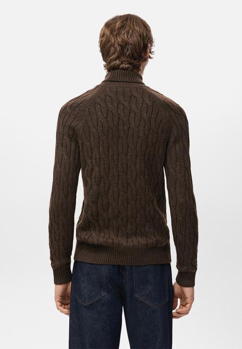 MANGO - Sweater Mariat - Brown