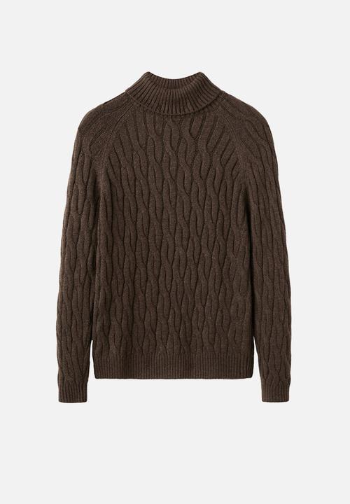 MANGO - Sweater Mariat - Brown