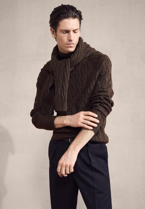MANGO - Sweater Mariat - Brown