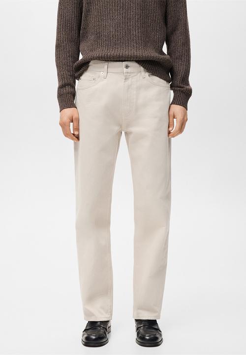 MANGO - Jeans Moby - Light Beige