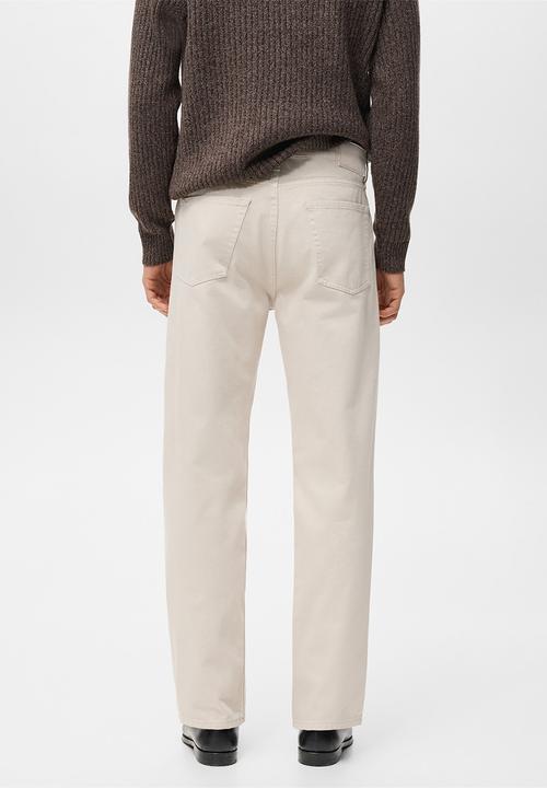 MANGO - Jeans Moby - Light Beige