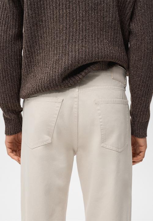 MANGO - Jeans Moby - Light Beige