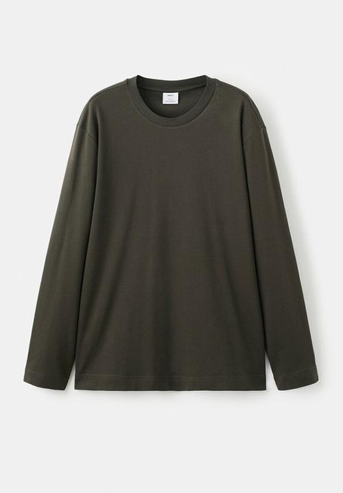 MANGO - TShirt Gareth - Dark Brown