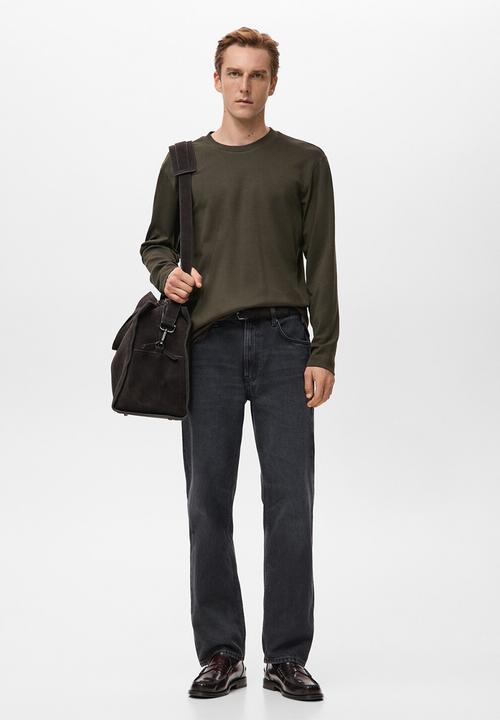 MANGO - TShirt Gareth - Dark Brown