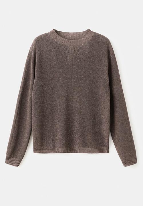 MANGO - Sweater klong - dark brown