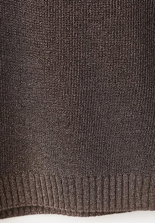 MANGO - Sweater klong - dark brown