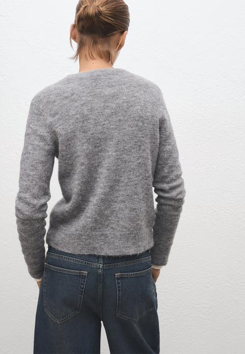 MANGO - Sweater grisito - gray