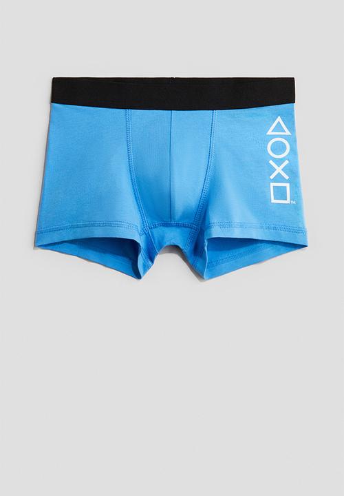 H&M - 5-pack trunks - blue/playstation - 