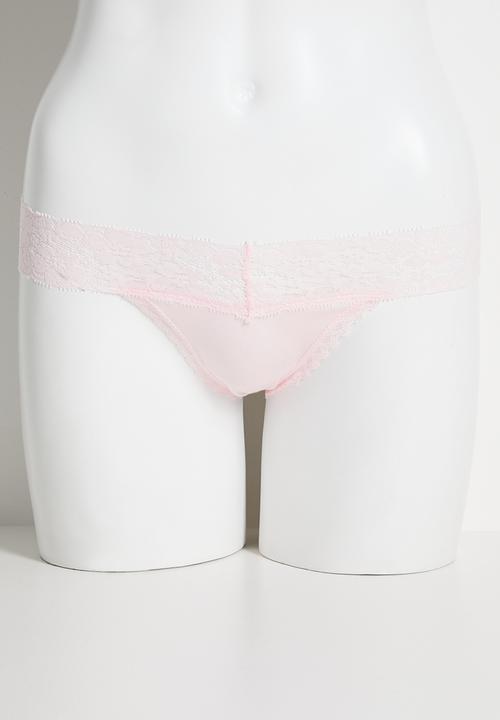 Cotton On - Everyday Lace Comfy G String 3Pk - multi 