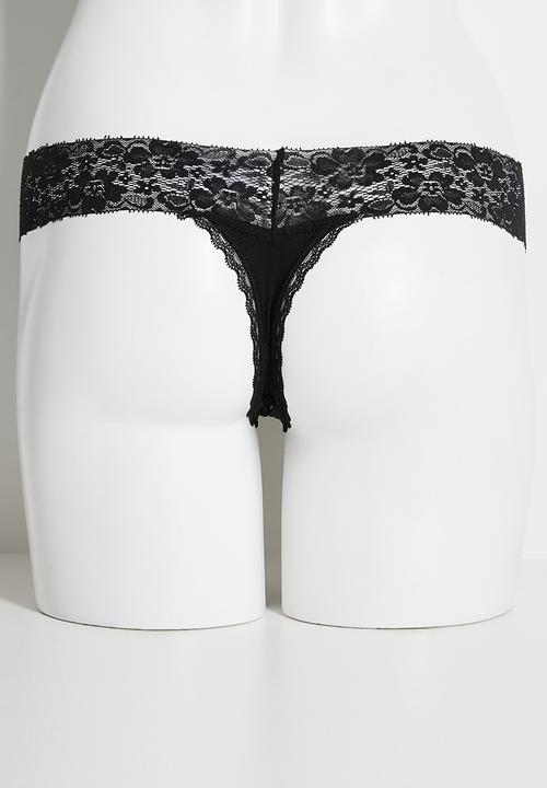 Cotton On - Everyday Lace Comfy G String 3Pk - multi 