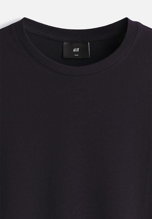H&M - Slim fit T-shirt - navy blue