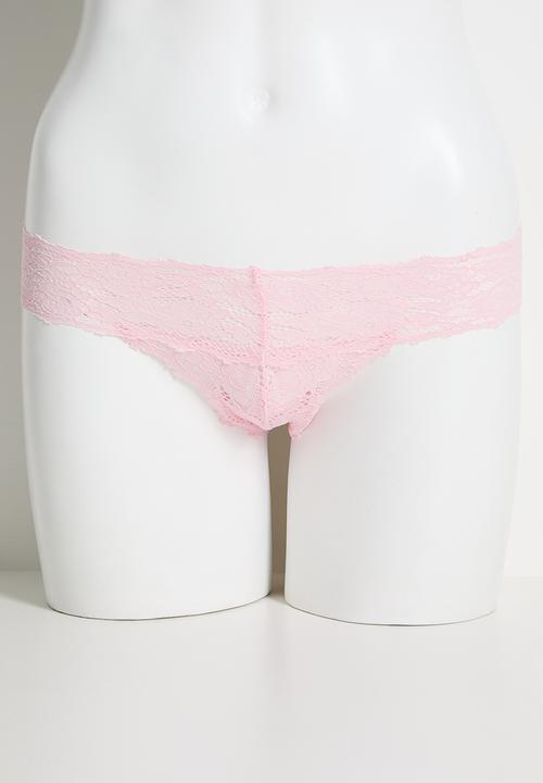 Cotton On - Everyday Lace G String Brief 3Pk - multi
