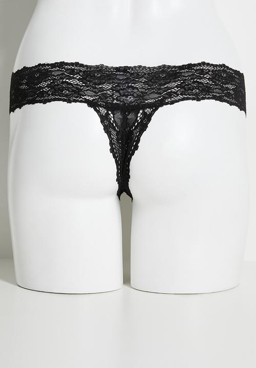 Cotton On - Everyday Lace G String Brief 3Pk - multi