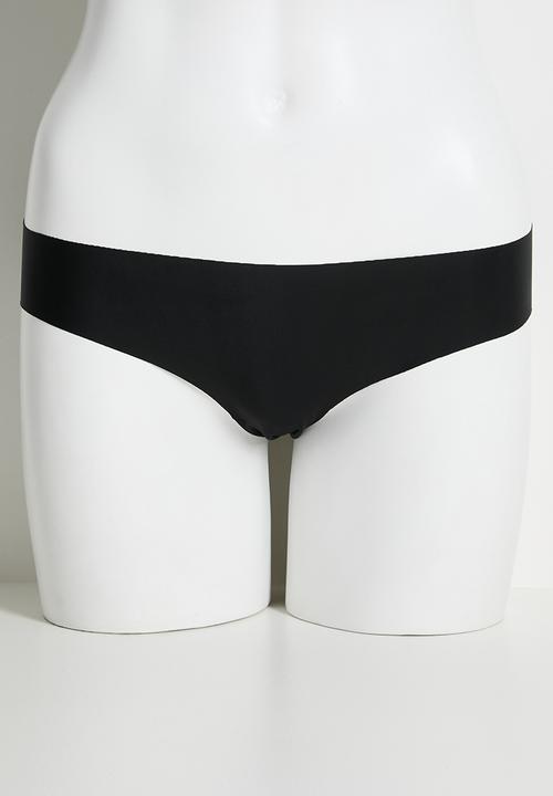 Cotton On - The Invisible Cheeky Brief 3Pk - Black/Black/Taylor Leopard
