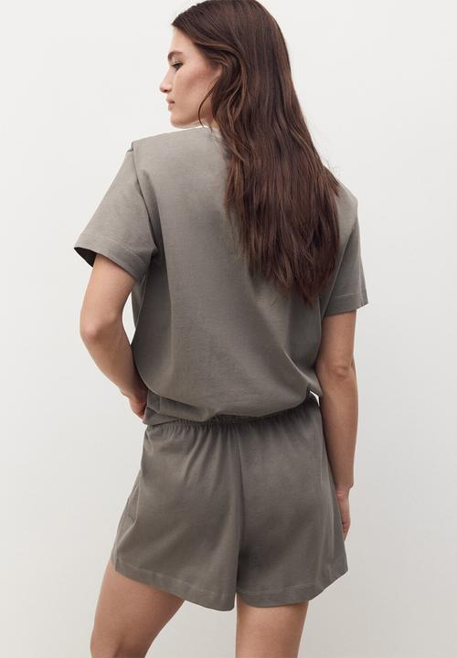 MANGO - Pyjama combojec- medium brown