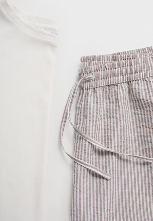 MANGO - Pyjama combojer- medium brown