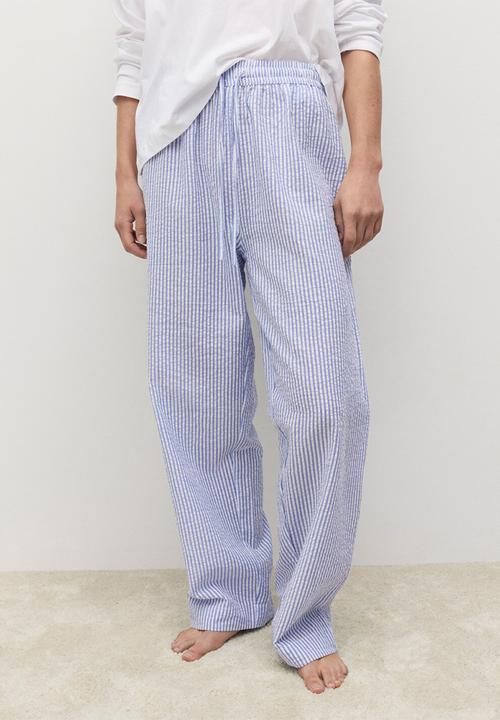MANGO - Pyjama comboser- light/pastel blue