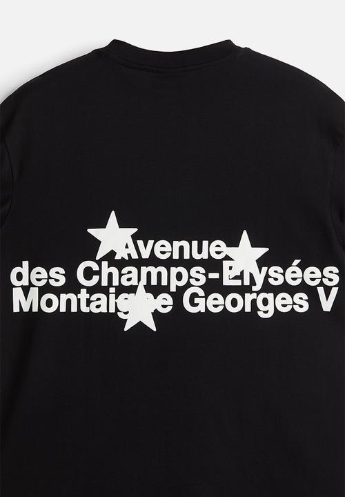 H&M - Loose fit printed T-shirt - black champs-élysées