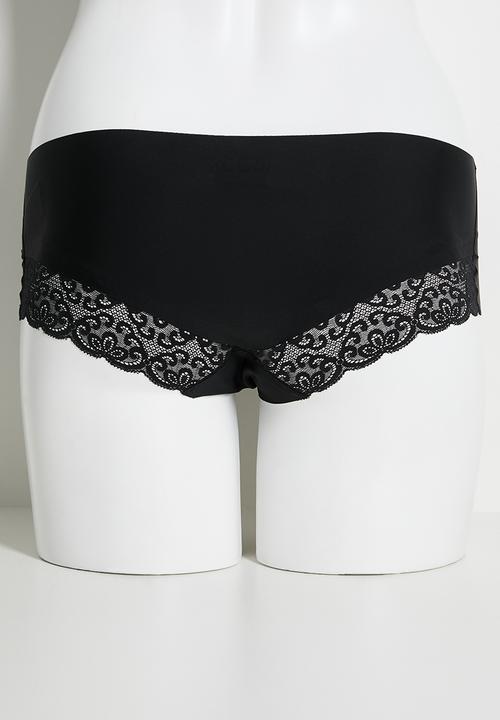 Cotton On - Party Pants Boyleg Brief 3 Pack - Black/ Frappe/ Cream