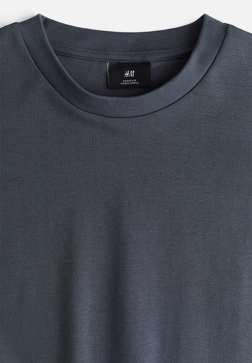 H&M - Loose fit T-shirt - dark blue