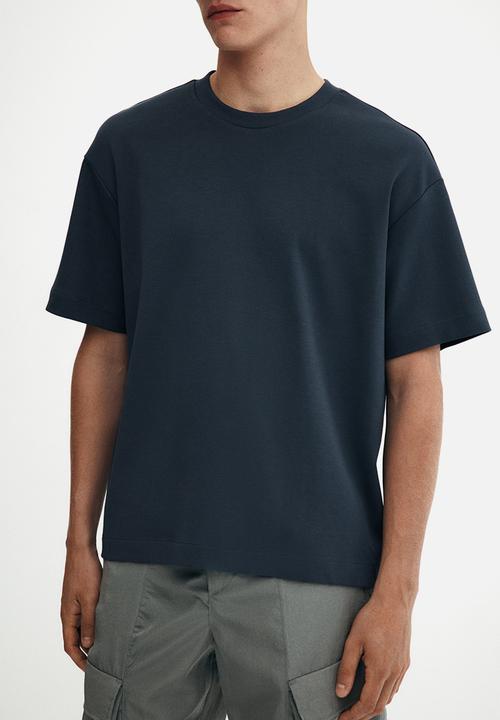 H&M - Loose fit T-shirt - dark blue