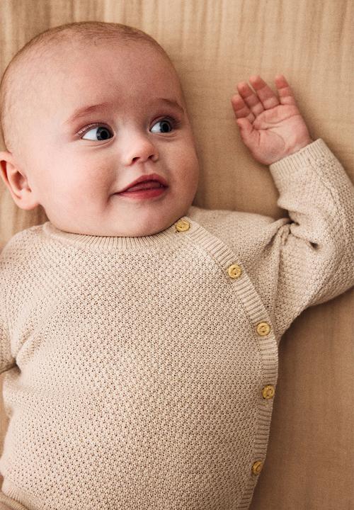 H&M - 2-piece cotton set -  light beige
