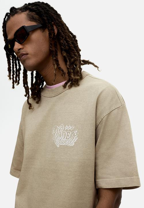 H&M - Loose fit printed T-shirt - beige