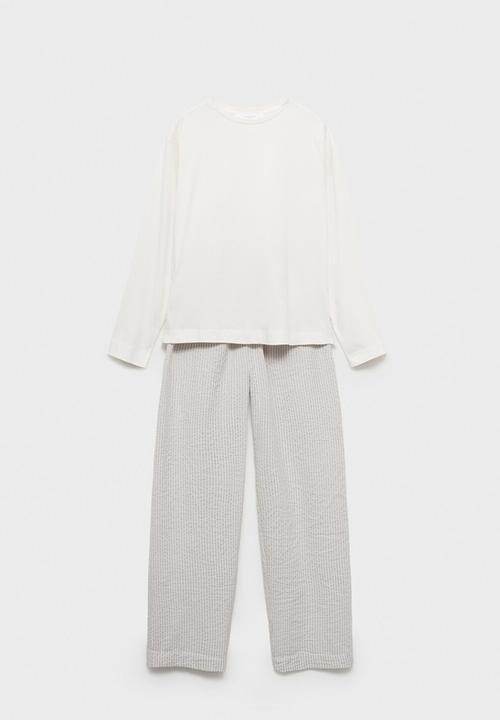 MANGO - Pyjama comboser- stone