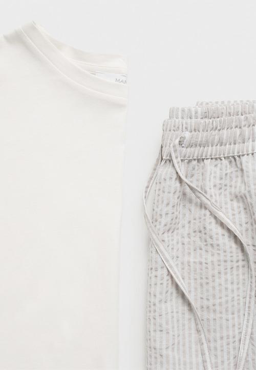 MANGO - Pyjama comboser- stone