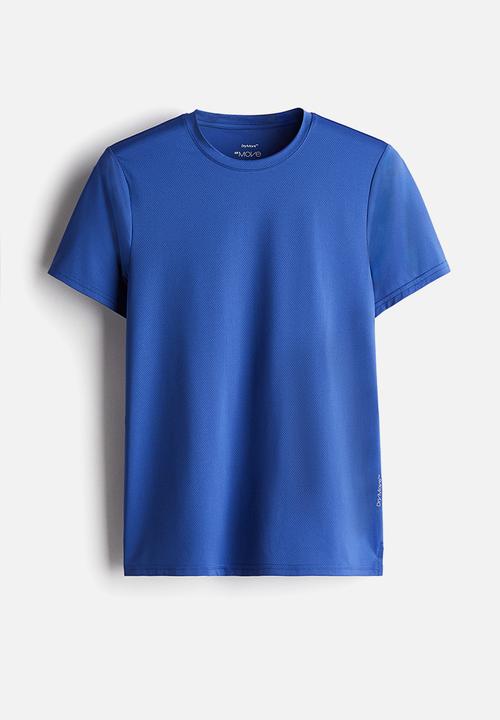 H&M - Regular fit sports top with drymove™ - blue