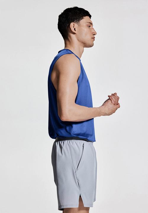 H&M - Regular fit sports vest top with drymove™ - blue
