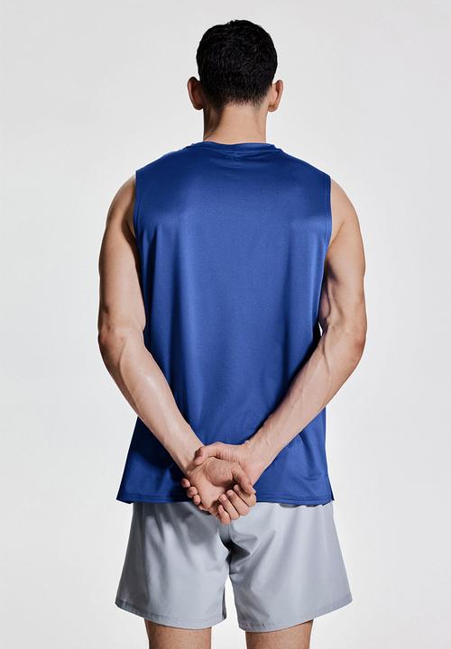 H&M - Regular fit sports vest top with drymove™ - blue