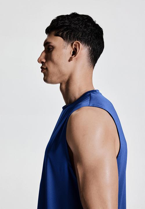H&M - Regular fit sports vest top with drymove™ - blue