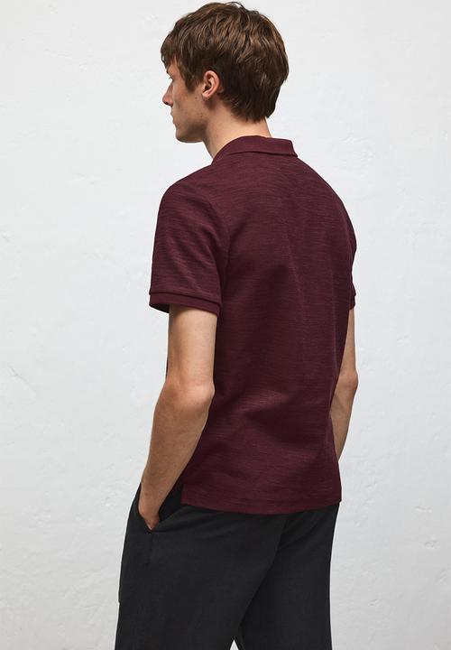 H&M - Slim fit polo shirt - red