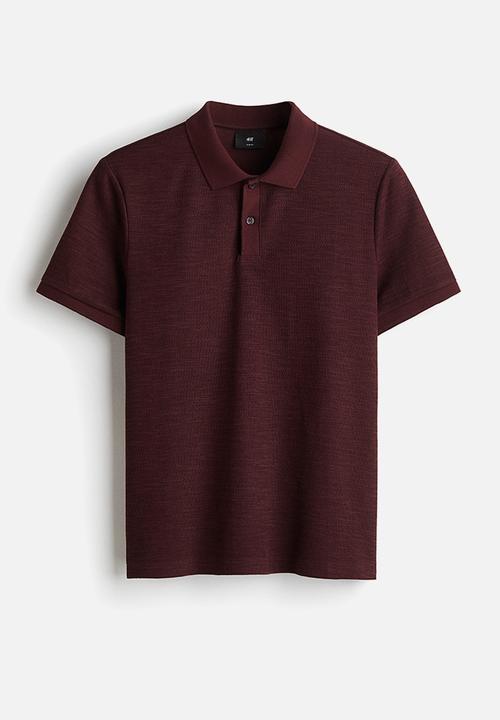 H&M - Slim fit polo shirt - red