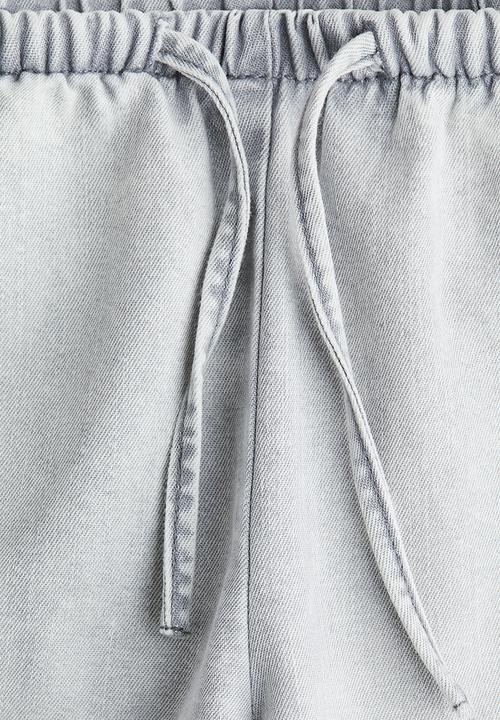 H&M - Wide leg jeans -  light denim grey 